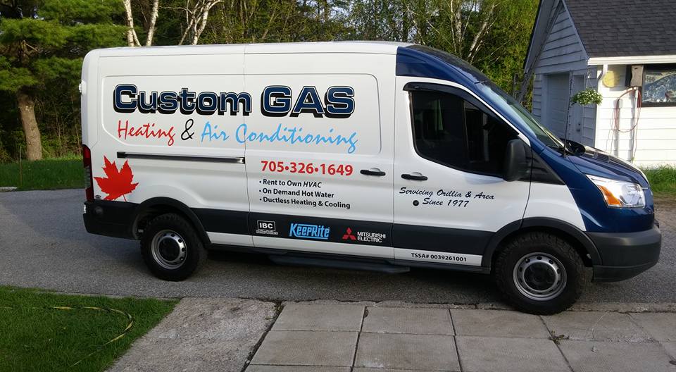 Heating & Air Conditioning Custom Gas in Orillia Ont